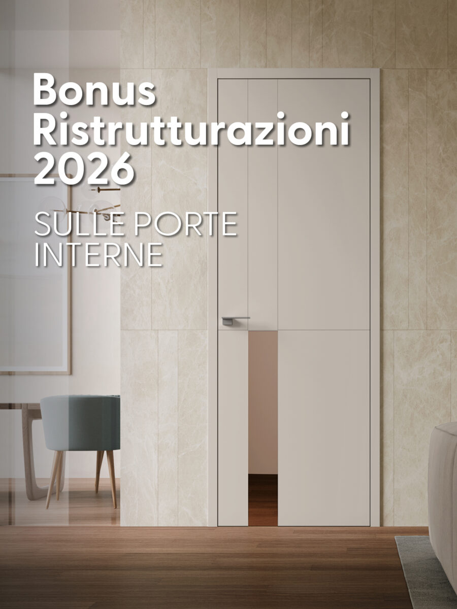 Bonus Ristrutturazioni 2026 sulle porte interne infografica
