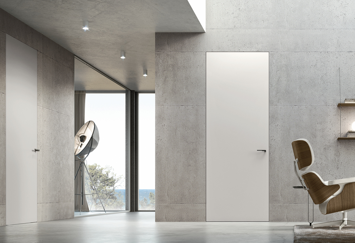 porta filo muro Cashmere complanare alla parete
